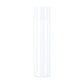 50/100/150ml Plastic Toner Lotion Bottles Refillable Travel Cosmetic Containers - White Lid + White Bottle - 100ml
