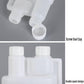 250-1000ml Plastic Twin Chamber Bottle with Tamper Evident Cap for Chemical Liquids - 10Pcs 500ml