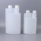 250-1000ml Plastic Twin Chamber Bottle with Tamper Evident Cap for Chemical Liquids - 10Pcs 500ml