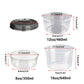 100PCS Transparent Packing Box With Cover Plastic Dessert Bowl Food Container - 16oz Bowl