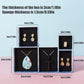 20PCS Cloud Jewelry Box Earrings Necklace Ring Bracelet DisplayOrganizer - 7*9*3cm（Box）