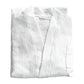 Cotton Kimono Collar Bathrobe Hotel Quality Thick Fleece Towel Embroidered Robe - Waffle