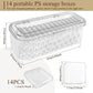 15pcs Transparent Storage Box Jewelry Organizer Bracelet Necklace Anti-Oxidation