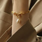 Simple Chunky Chain Bracelet Elegant Trendy Fashion Jewelry for Women Gifts