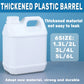 Plastic Square Bucket Storage Container Flat Square Pots 6 Sizes for Home Garden - 4L