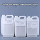 Plastic Square Bucket Storage Container Flat Square Pots 6 Sizes for Home Garden - 4L