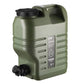 Outdoor Camping Water Storage Bucket with Faucet Portable Square Drinking Tank - 11L