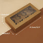 25Pcs Paper Cupcake Box with Window for Party Wedding Bakery Gift Packaging - 6 Holes