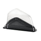 100pcs Triangle Cake Boxes for Bakery Packaging Pastry Gift Boxes for Parties - Black-8x15x7cm