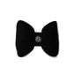 Black Bowknot Neck Pillow Plush Bow Tie Soft Plush Car Headrest Waist Support - Waist