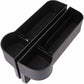 PU Leather Seat Side Gap Storage Box with Phone and Bottle Holder for Car Interior - Yellow
