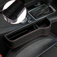 PU Leather Seat Side Gap Storage Box with Phone and Bottle Holder for Car Interior - Yellow