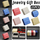 25X Jewelry Gift Boxes Shell Pattern 7.5CM Small GiftBox Empty Jewelry With Foam - Pink
