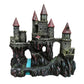 Aquarium Castle Ornament Fish Tank Decoration Medieval Style Resin Decor Home - B