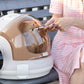 Portable Cat Carrier Space Capsule Large Capacity Aviation Travel Kitty Basket - Grey