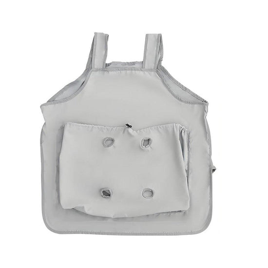 Cat Carrying Apron Non Stick Hair Kangaroo Pouch Pet Grooming Suit Portable