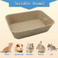 5pcs Disposable Cat Litter Pan Open Design Easy Clean Litter Box Pet Cleaning