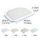 Anti Spill Cat Litter Mat Double Layer Pet Toilet Mat for Litter Box - Blue
