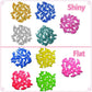 100PCS Anti Scratch Paw Covers for Cats and Kittens Nail Protector Soft Paw - Shiny-L