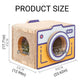 Cat Scratcher Bed Retro Camera Design Corrugated Cardboard Cat Nest Pet House