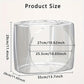 Transparent Capsule Cat Litter Box Semi Enclosed Cat House for Indoor Use