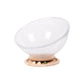 Four Seasons Acrylic Space Capsule Cat Bed Semi-closed Cool Nest Turntable Toy - L