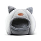 Cat Bed Winter Warm Enclosed Pet House Cozy Indoor Sleeping Nest for Cold Weather - XL