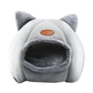 Cat Bed Winter Warm Enclosed Pet House Cozy Indoor Sleeping Nest for Cold Weather - XL