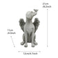 Angel Dog Statue Resin Pet Memorial Garden Dog Ornament Outdoor Animal Decor