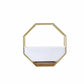 Wall Hanging Succulent Planter Pot Indoor Outdoor Flower Plant Vase Garden Decor - Gold