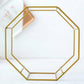 Wall Hanging Succulent Planter Pot Indoor Outdoor Flower Plant Vase Garden Decor - Gold