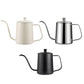 Hand Drip Coffee Pot Stainless Steel Fine Spout Hanging Ear Filter Cup Kettle - Black