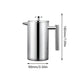French Press Coffee Pot 600ml 304 Stainless Steel for Home Office Tea Coffee