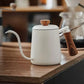 600ml Stainless Steel Coffee Pour Over Kettle Heat Resistant Home Café Brewing - Black