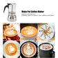 Stainless Steel Coffee Pot Heat-Resistant Glass Portable Home Pour Over