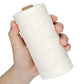 Cotton Rope Macrame Cord 1-12mm DIY Craft Tapestry Binding Decorative String - 6mm x 100m