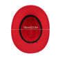 Western Cowboy Hat American Wool Felt Jazz Hat for Men Women Upside Down Top Hat - Red