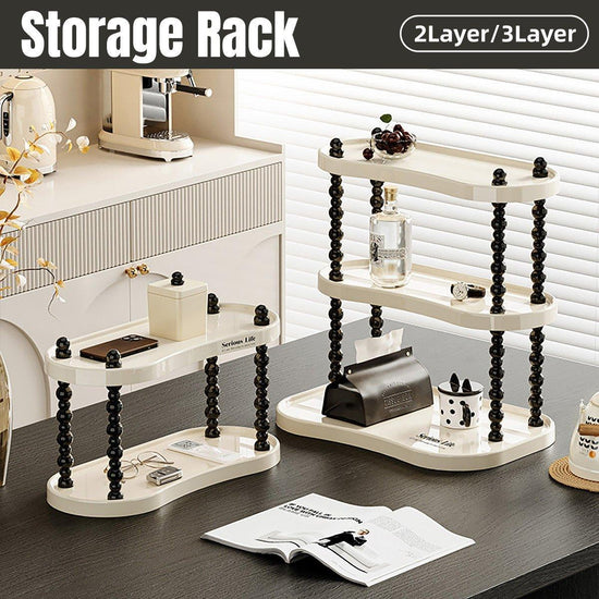 Cup Rack Mug Display Shelf Kitchen Organizer Bar Mug Holder Storage Stand - 3-Layer