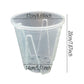 10xClear Plastic Orchid Pots with Holes for Phalaenopsis Root Aeration