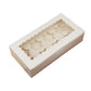 Cupcake Box Cases 1/2/4/8/12 Holes Window Face Cases Party Wedding Muffin Baking - 6 Holes 25PCS