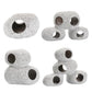Clay Pot Aquarium Decoration Shrimp House Cichlid Breeding Tank Fish Nest - Ten Holes
