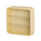 Wall Mounted Showcase Acrylic Figures Toys Display Case Dustproof Storage Box - Beige