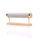 Wooden Bracelet Display Stand Single Tier Watch Bangle Holder Organizer Jewelry - Dark Grey