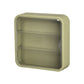Wall Mounted Showcase Acrylic Figures Toys Display Case Dustproof Storage Box - Yellow