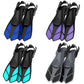 Adjustable Diving Flippers Swim Fins for Snorkeling Freestyle Training Gear - Blue-S/M