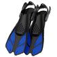 Adjustable Diving Flippers Swim Fins for Snorkeling Freestyle Training Gear - Blue-S/M