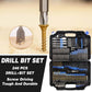 246pcs Drill Bit Set Hole Opener Drills Kit Metal Wood Plastic DIY Power Tools