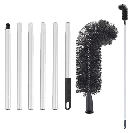 Gutter Cleaning Brush Roofing Tool with Pole 208cm for Long Splicing Gutter