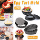 12PCS Mini Detachable Tart Mold Baking Cake Pan Nonstick Bottom Cupcake Molds - 4inch