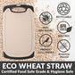 3PCS Wheat Straw Cutting Board Kitchen Chopping Board for Vegetables Meat Fruit